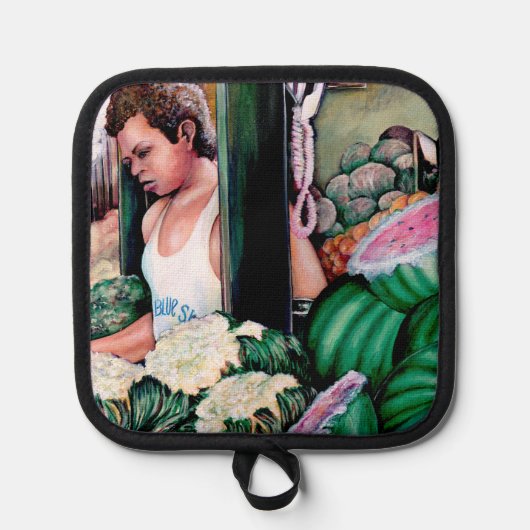 Hoe hou je van die Melons? Pannenlap (Voorkant)