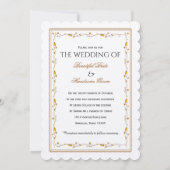 Hoe houd ik van je? Typografie Poëzie Bruiloft Kaart (Achterkant)