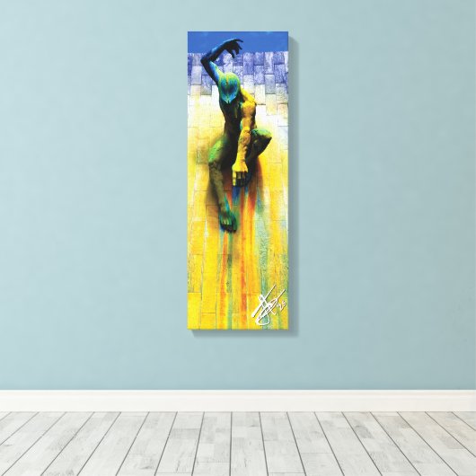 Hoe iemand te slaan canvas afdruk (Insitu (Houten vloer))