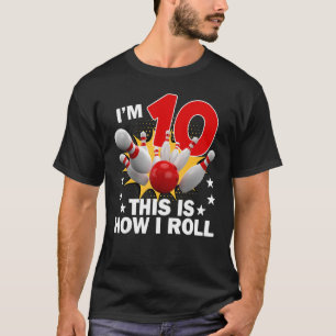 Hoe ik 10e 10 jaar oude Bowling Birthday Deel T-shirt