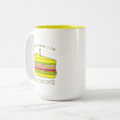 Hoe ik Cute en Funny Mug ga halen Tweekleurige Koffiemok (Voorkant links)