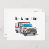 Hoe ik de ambulance kan gebruiken briefkaart (Voorkant / Achterkant)