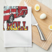 Hoe ik de brandwonden kan rollen theedoek (Quarter Fold)