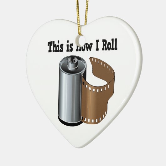 Hoe ik de Film van de Camera Roll Keramisch Ornament (Links)