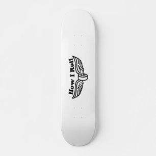 hoe ik de oude skateboard van de school rol