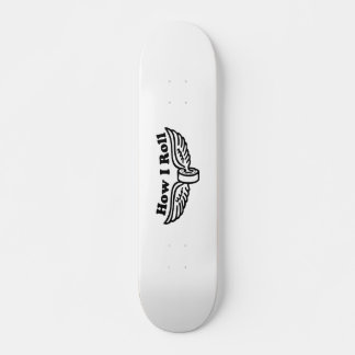 hoe ik de oude skateboard van de school rol