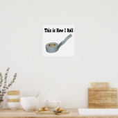 Hoe ik de tapes van de Duct wrijf Poster (Keuken)