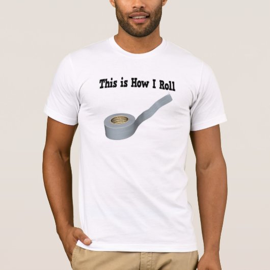 Hoe ik de tapes van de Duct wrijf T-shirt (Voorkant)