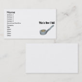 Hoe ik de tapes van de Duct wrijf Visitekaartje (Voorkant / Achterkant)