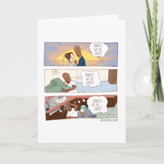 Hoe ik de zo Gelukkige Kaart van het Jubileum/van (Voorkant)