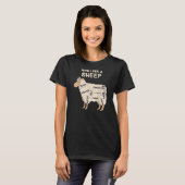 Hoe ik een schaap met schimmels zie, Lover Yarn Wo T-shirt (Voorkant volledig)
