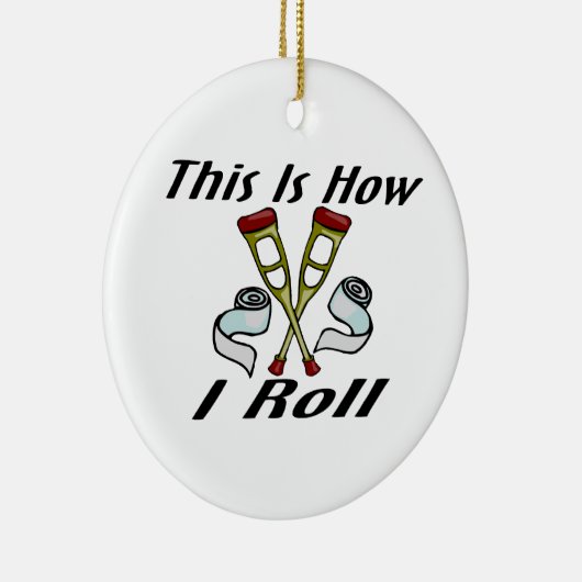 Hoe ik gewond word keramisch ornament (Rechts)