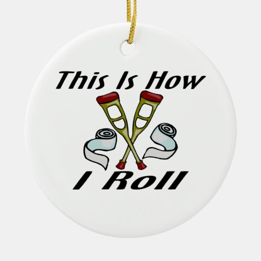 Hoe ik gewond word keramisch ornament (Voorkant)