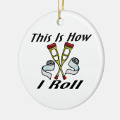 Hoe ik gewond word keramisch ornament (Links)