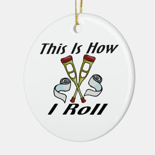 Hoe ik gewond word keramisch ornament (Links)