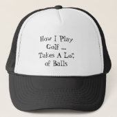 Hoe ik golf speel trucker pet (Voorkant)