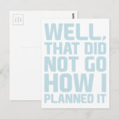 Hoe ik het plande briefkaart (Voorkant / Achterkant)