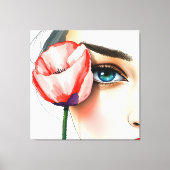 Hoe ik je zie canvas afdruk (Voorkant)