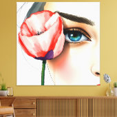 Hoe ik je zie canvas afdruk (Insitu (Woonkamer))