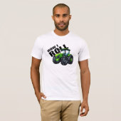 "Hoe ik loop" met de Green Boerderij Tractor T-shirt (Voorkant volledig)