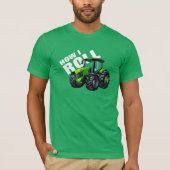 "Hoe ik loop" met de Green Boerderij Tractor T-shirt (Voorkant)