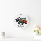 "Hoe ik loop" met Oranje Boerderij tractor Ronde Klok (Huis)