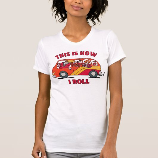 Hoe ik mama Minivan Roll T-shirt (Voorkant)