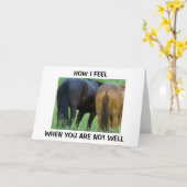 HOE IK ME VOEL ALS JIJ JE NIET GOED VOELT KAART (Gele Bloem)