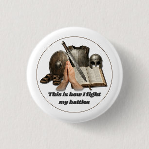 Hoe ik mijn gevechten uitvocht ronde button 3,2 cm