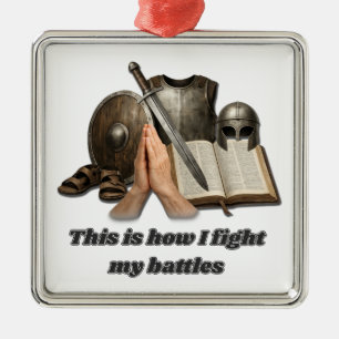 Hoe ik mijn gevechten voer metalen ornament