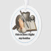 Hoe ik mijn gevechten voer ornament (voorkant)