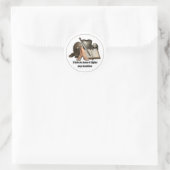 Hoe ik mijn gevechten voer ronde sticker (Tas)