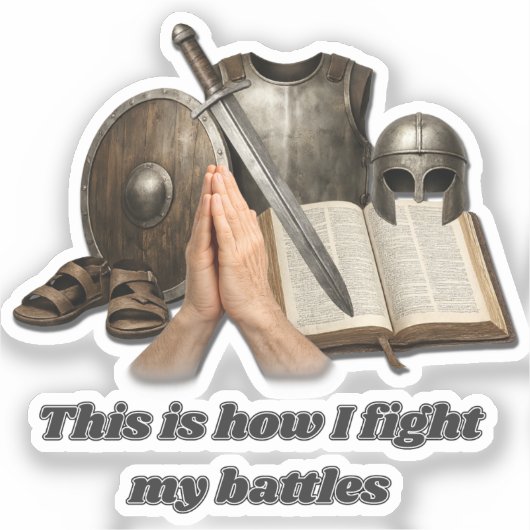 Hoe ik mijn gevechten voer sticker (Voorkant)