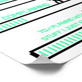 Hoe ik mijn kamer schoonmaak, hinder poster (Hoek)