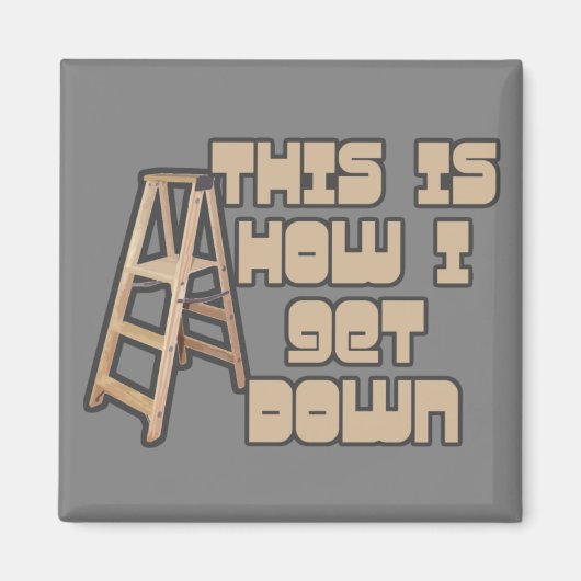 Hoe ik naar beneden kom magneet (Voorkant)