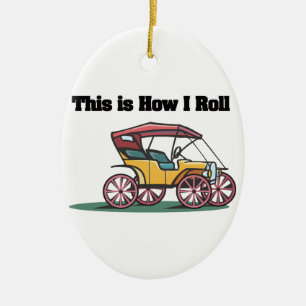 Hoe ik Reis (Ouderwetse Koets/Auto) Keramisch Ornament
