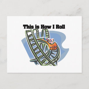 Hoe ik rol (achtbaan) briefkaart