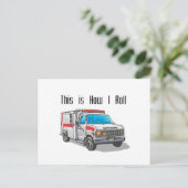 Hoe ik rol ambulance briefkaart (Staand voorkant)