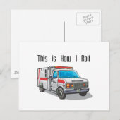 Hoe ik rol ambulance briefkaart (Voorkant / Achterkant)