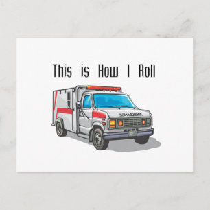 Hoe ik rol ambulance briefkaart