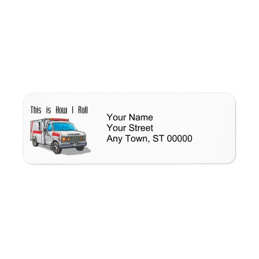 Hoe ik rol ambulance etiket (Voorkant)