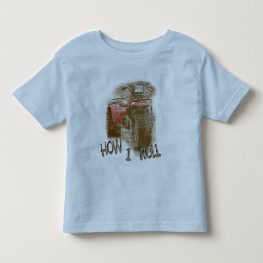 Hoe ik rol - ATC trike Three Wheeler Kinder Shirts (Voorkant)