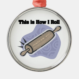 Hoe ik rol (deegroller van de bakker) metalen ornament