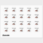 Hoe ik rol (grasmaaier) ronde sticker (Vel)