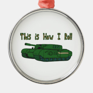 Hoe ik rol (militair tank) metalen ornament