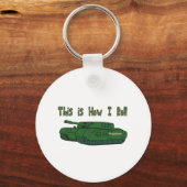 Hoe ik rol (militair tank) sleutelhanger (Voorkant)