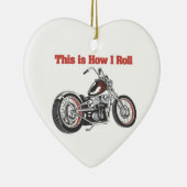 Hoe ik rol (motorfiets) keramisch ornament (Rechts)