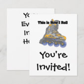 Hoe ik rol (Rollblades/gealigneerde Schaatsen) Kaart (Voorkant / Achterkant)