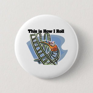 Hoe ik rol (Roller Coaster) Ronde Button 5,7 Cm