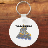 Hoe ik rol (Rollerblades/Inline schaatsen) Sleutelhanger (Voorkant)